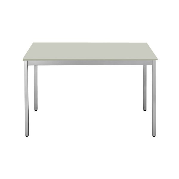 Bisley Mehrzwecktisch, Breite 1200 mm, Tiefe 800 mm, 19mm Tischstärke, 300 aluminium x G grau, MT1208G300