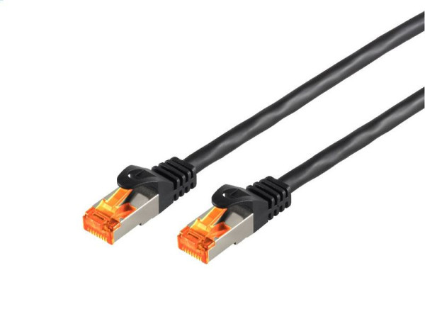 Helos Outdoor Patchkabel S/FTP Cat 6a schwarz 50,0m, 205590
