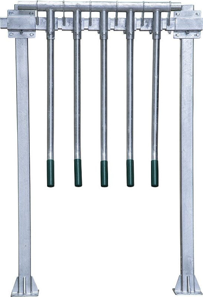 Patura Vollschelle Quadrat 90 x 90 mm zur Montage des Fingergatters an Pfosten 90 x 90 mm, 323919