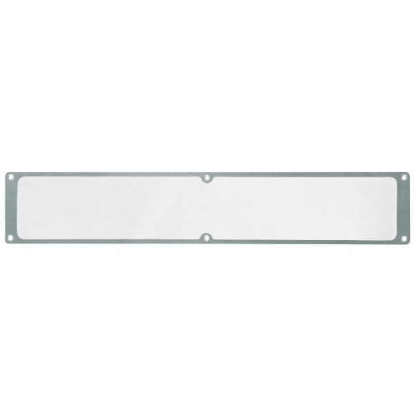 Mehlhose Antirutschplatte Aluminium mit m2 Antirutschbelag, Easy Clean weiß 114x635mm, APM3EF1