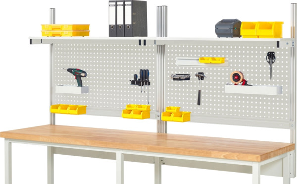 RAU System-Aufbau - Komplettset 01, für Produktbreite 2500 mm, RAL7035/RAL7035, EE-BW-KS-01-2500.12