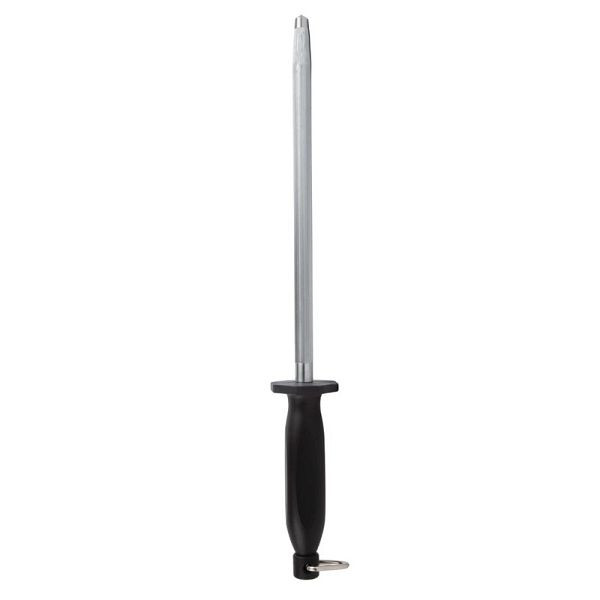 Vogue Schleifstab 25cm, Material: Chrom, runde Stahlspitze, D120
