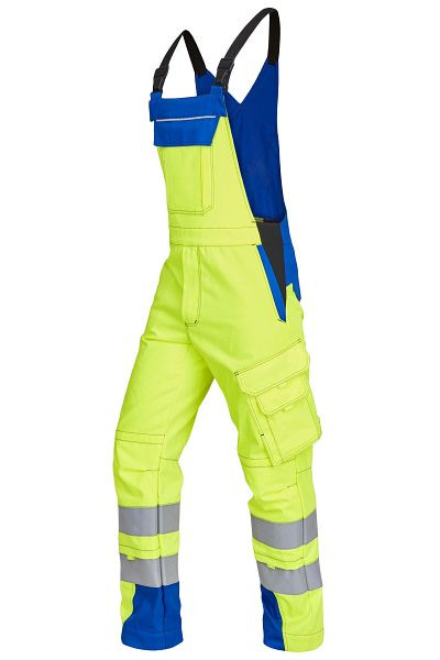 ROFA Latzhose 2352, Größe 94, Farbe 235-leuchtgelb-kornblau, 2652352-235-94