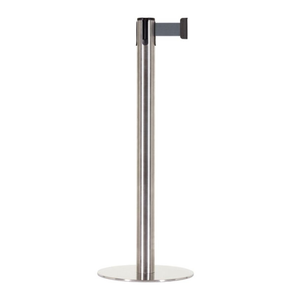 Stein HGS Personenleitsystem -Beltrac Accent-, mobil, Edelstahl, poliert, dunkelblau, mit Magnet-Gurtendstück, 28093-edp504