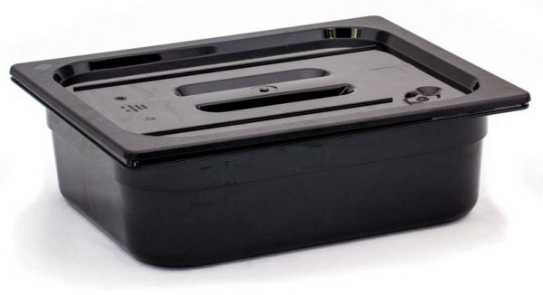 Hendi GN-Deckel, 325 mm, GN 1/2, schwarz, professionell, 862926