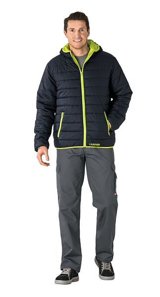 Planam Outdoor Lizard Jacke, marine/grün, Größe XL, 3695056