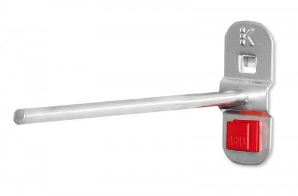 Kappes RasterPlan/ABAX Werkzeughalter mit geradem Dorn, Ø 6 mm, 150 mm, alufarben, 3340.00.6701