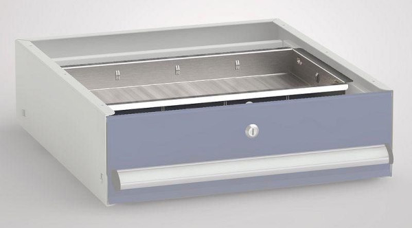 KLW Werkzeugschieber, verzinkt, passend für Schrankbreite 572 aus Stahlblech, ab Fachhöhe 150 mm einsetzbar, SEA-SB-L
