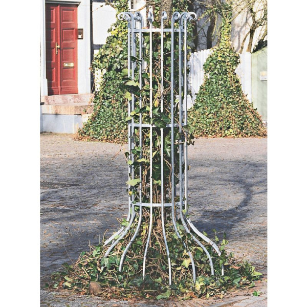 Stein HGS Baumschutzgitter aus Schmiedeeisen, Bodenmontage, BG2 ohne Farbe, Ø1250mm außen/Ø 500mm innen/Höhe 1800mm, 13391