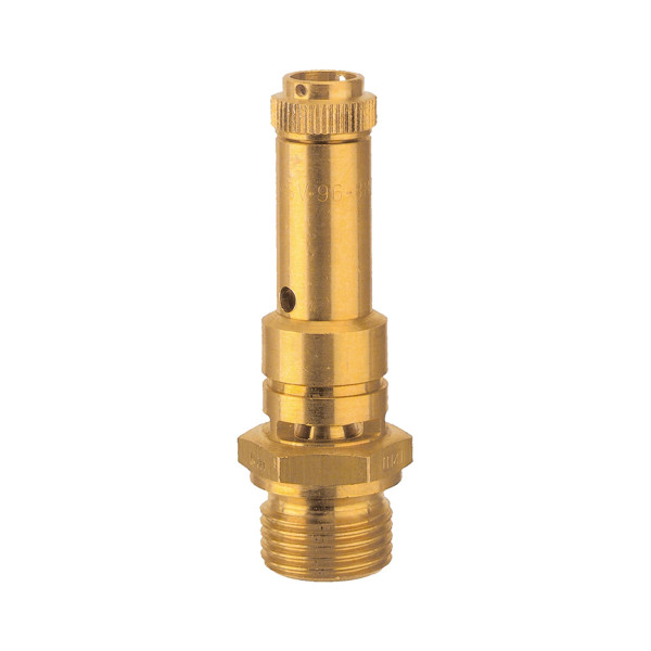 Riegler Sicherheitsventil DN 8, Messing, G 1/4, Ansprechdruck 0,36 bar, 152123