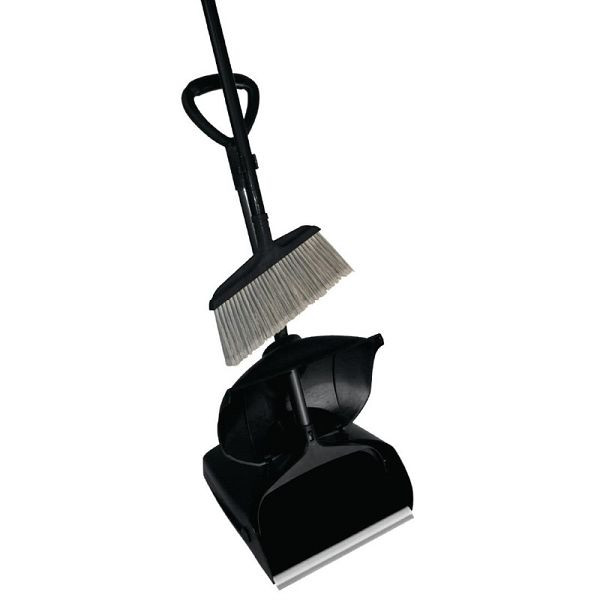 Jantex Lobbykehrset breiter Besen, schwarz, 30 cm breit, CK851