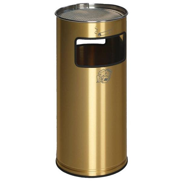 Stein HGS Kombiascher -Cubo Neva-, 16,7 Liter /230x660mm, Stahl, schwarz beschichtet, 16997