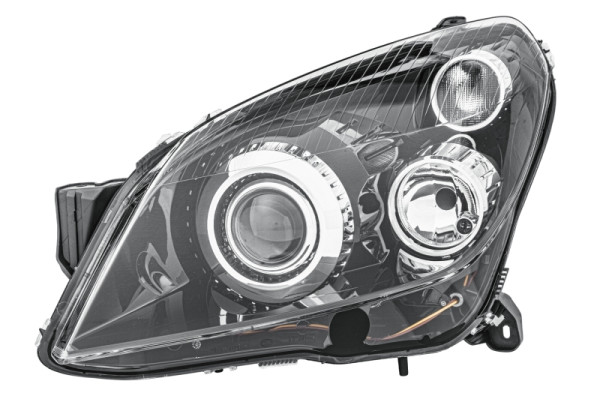 HELLA Halogen/Bi-Xenon-Hauptscheinwerfer, für u.a. Opel Astra H (A04), ECE/CCC, für Rechtsverkehr, links, 1EL 008 700-311