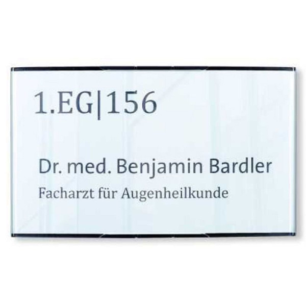 Stein HGS Türschild -PacificX-, 157 x 93 x 15 mm, mo1050