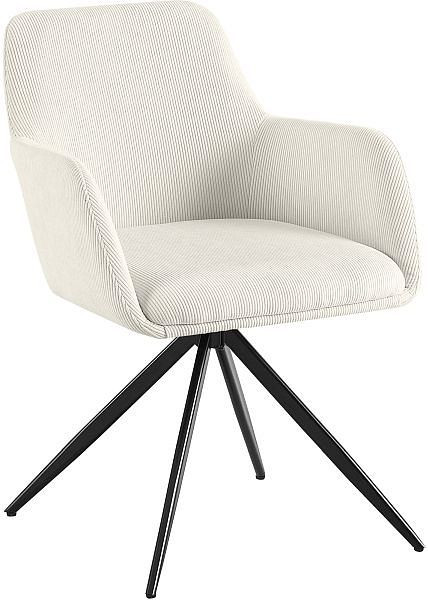 CLP Esszimmerstuhl Olema Cord, creme, 326051, 4255716354008