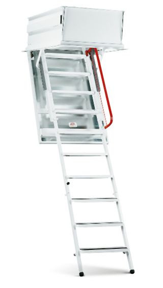 Wippro Aufzugsraumtreppe Isotec 140x90 cm (270-290), 17649