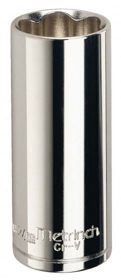 Metrinch 1/2" Stecknuss lang 25 mm und 1", MET-1265