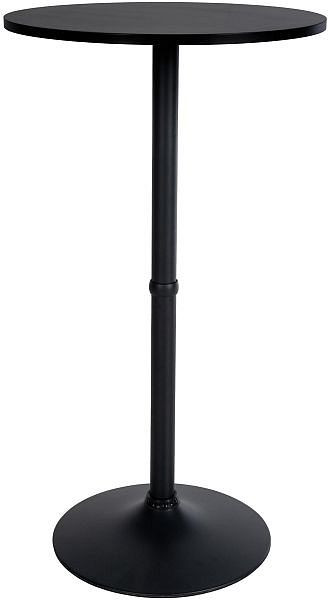 CLP Stehtisch rund, schwarz/schwarz, 321419, 4251756483487