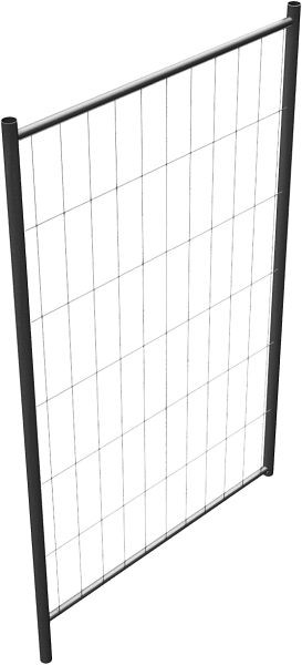 Schake Mobilzaun „Profi”, Torelement, Breite: 1,20 m, Höhe: 2,00 m, 3B620