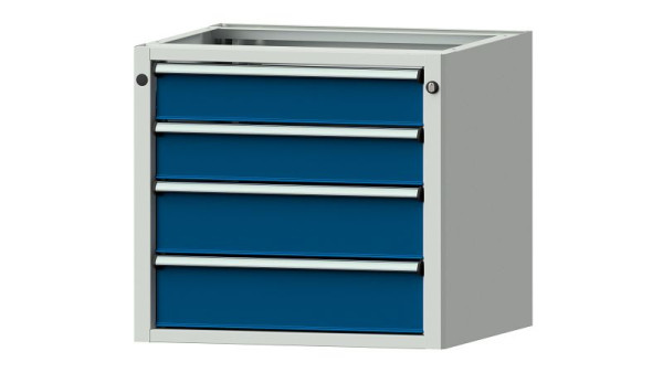 ANKE Werkbänke Unterbauschrank, Modell 1804 V, 660 x 615 x 600 mm, RAL 7035/5010, 402.521