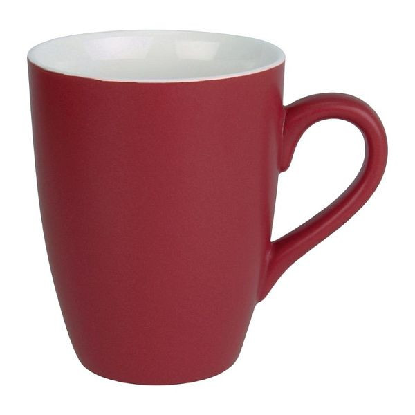 Olympia Pastel Tassen rot 34cl, VE: 6 Stück, Porzellan, CS043