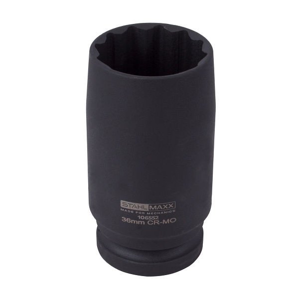 Stahlmaxx Antriebswellen-Steckschlüssel-Einsatz, 3/4", 12-kant, SW36 mm, XXL-106552