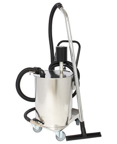 DENIOS Flüssigkeitssauger PressOut ATEX, mit Venturi-Pumpe und Füllmengenbegrenzer, 257589