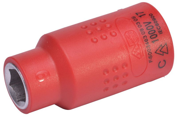 SW-Stahl Steckschlüsseleinsatz, 3/8", 9 mm, VDE, 05520L-9