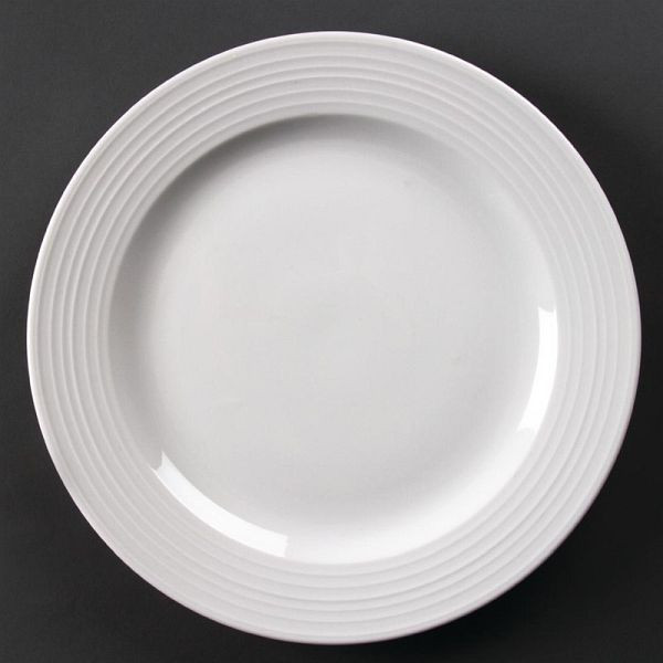 Olympia Linear Teller mit breitem Rand 31cm, VE: 6 Stück, U092