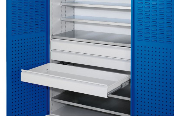 Kappes RasterPlan Einzelschublade für Großvolumenschrank RAL 7035 H 125 mm, 2988.01.5713