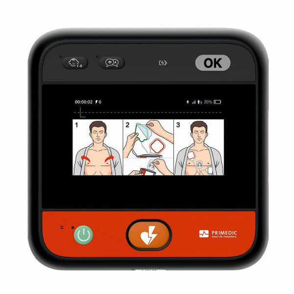 MedX5 myPAD-M mit LCD-Farbbildschirm, manuelle Schockauslösung, DE-EN, 1-59824