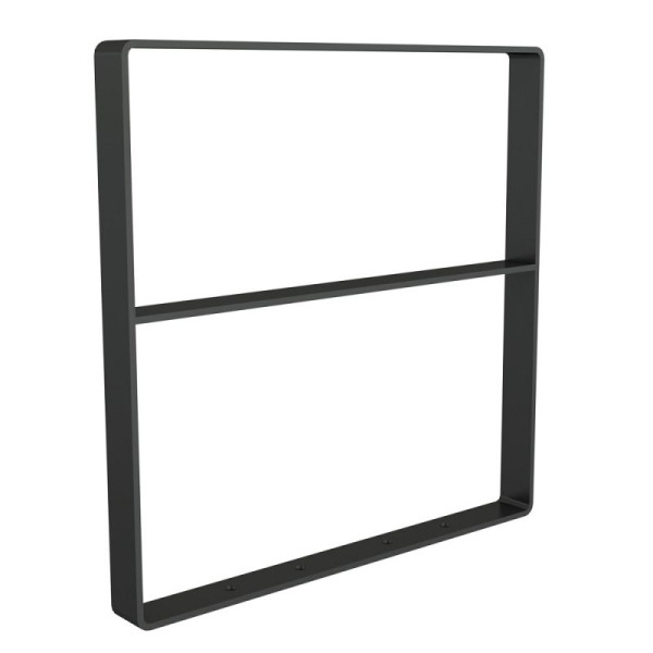 STEIN HGS Flachstahlbügel 70x10mm, zum Aufdübeln, Breite 800 mm, DB 703, mit Querholm, 80511.0008