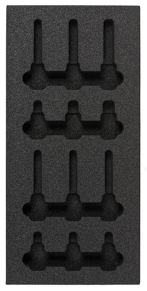 SW-Stahl Schaumeinlage, unbestückt, für Z3013-21, Z3013-EINLAGE21