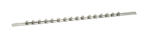Hazet Klemmleiste, Vierkant hohl 6,3 mm (1/4 Zoll), mit 16 Halteklammern, Einfache Montage, 850HL