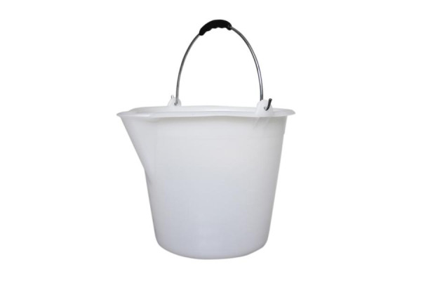 Schneider Eimer, Inhalt 12 L, Ø300 mm, Material: NPE; weiß-natur, 200880