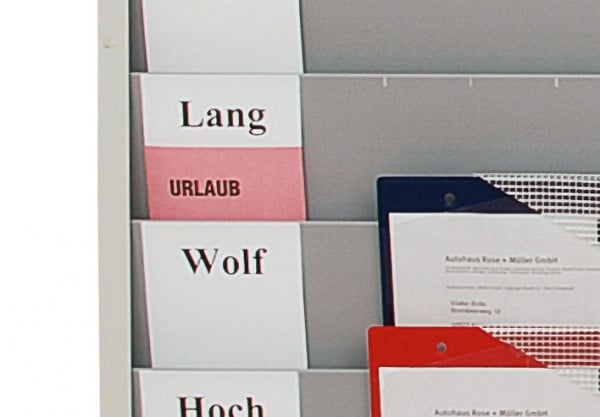 Eichner Indexkarten für Werkstattplaner, Weiß, unbedruckt, VE: 20 Stück, 9016-00123