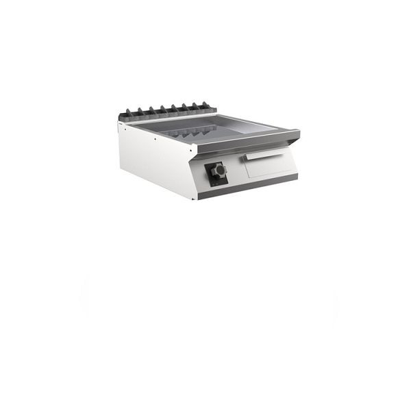 Mareno M1-900 elektrische Griddleplatte mit glatter Chromplatte, 60cm, 600(B)x920(T)x250(H)mm, FT96ELCT, 191.242