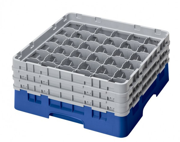 Cambro Spülkorb mit 36 Fächer Camrack® 17,4 cm Blau, 36S638168