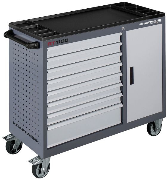 Kraftwerk Werkstattwagen BT1100 60/40 8 Schubladen + 1 Schrank, 101.318.100