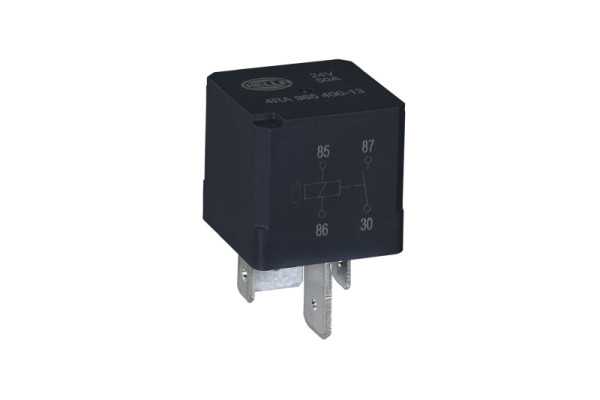 HELLA Relais, Arbeitsstrom, 24V, 4-polig, Schließer, 4RA 965 400-131