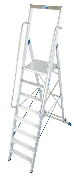 Krause Stabilo Stehleiter große Plattform 1x8 Stufen, 127785