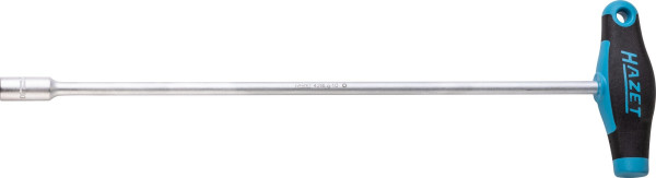Hazet Steckschlüssel, mit T-Griff, Außen-Sechskant Profil, 10 mm, Lange Ausführung, 428LG-10