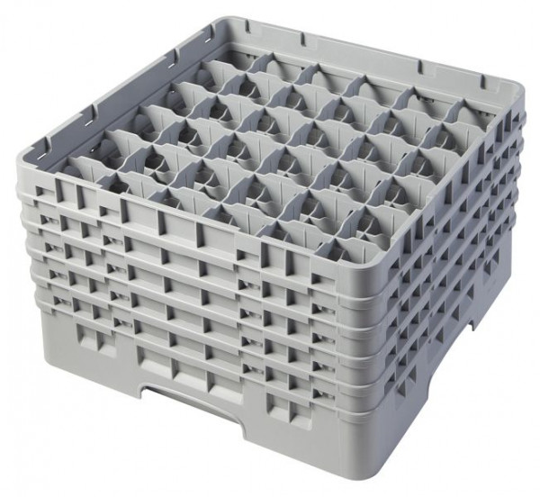 Cambro Spülkorb mit 36 Fächer Camrack® 25,7 cm Soft Grau, 36S958151