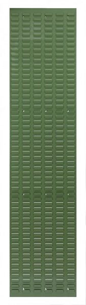 ADB Schlitzplatte, senkrechte Kiemenschlitzung, L456xB1975 mm, Farbe grün, RAL 6011, 23061