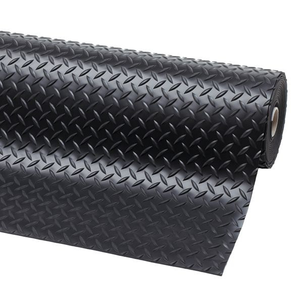 Notrax Diamond Plate Runner 4,7 mm Läufer & Bodenbelag 737, Schwarz, 122cm, Meterware, 737C0048BL
