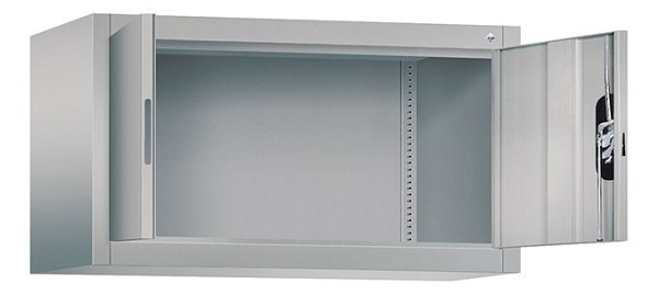C+P Aufsatzschrank Acurado, H500xB930xT400mm, Farbe: Weißaluminium, Muldengriff, 9264-000 S10228