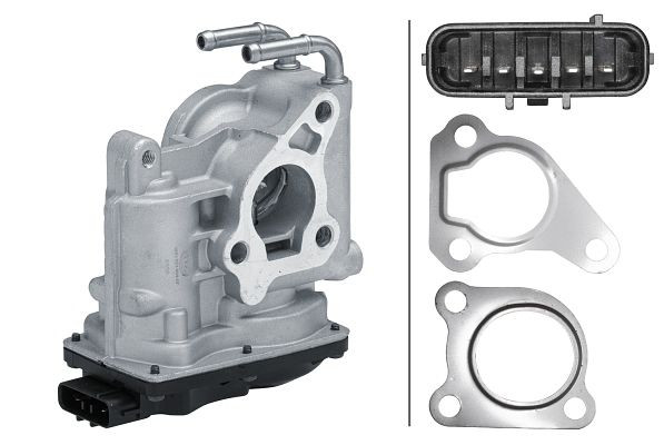 HELLA AGR-Ventil, 12V, elektrisch, 5-polig, mit Dichtringen, 6NU 014 864-571
