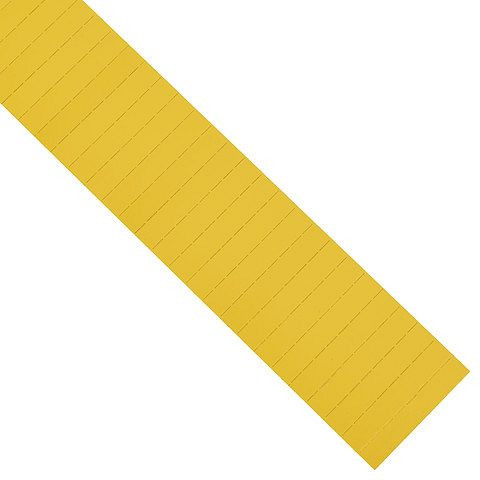 Magnetoplan ferrocard-Etiketten, Farbe: gelb, Größe: 40 x 15 mm, VE: 115 Stück, 1286102
