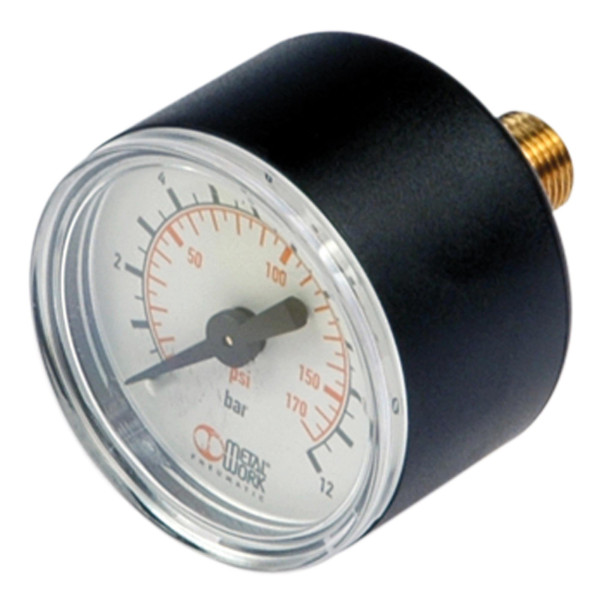 Metal Work Manometer Metal Work, G 1/4 hinten, 0-12 bar, Ø63, 145474