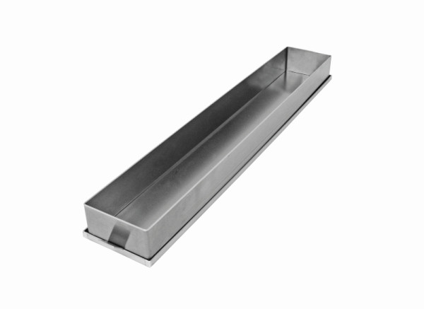 Schneider Schnittkuchenblech aus Aluminium 2 teilig, 580 x 100 x 50 mm, Boden und Backrahmen, 995870